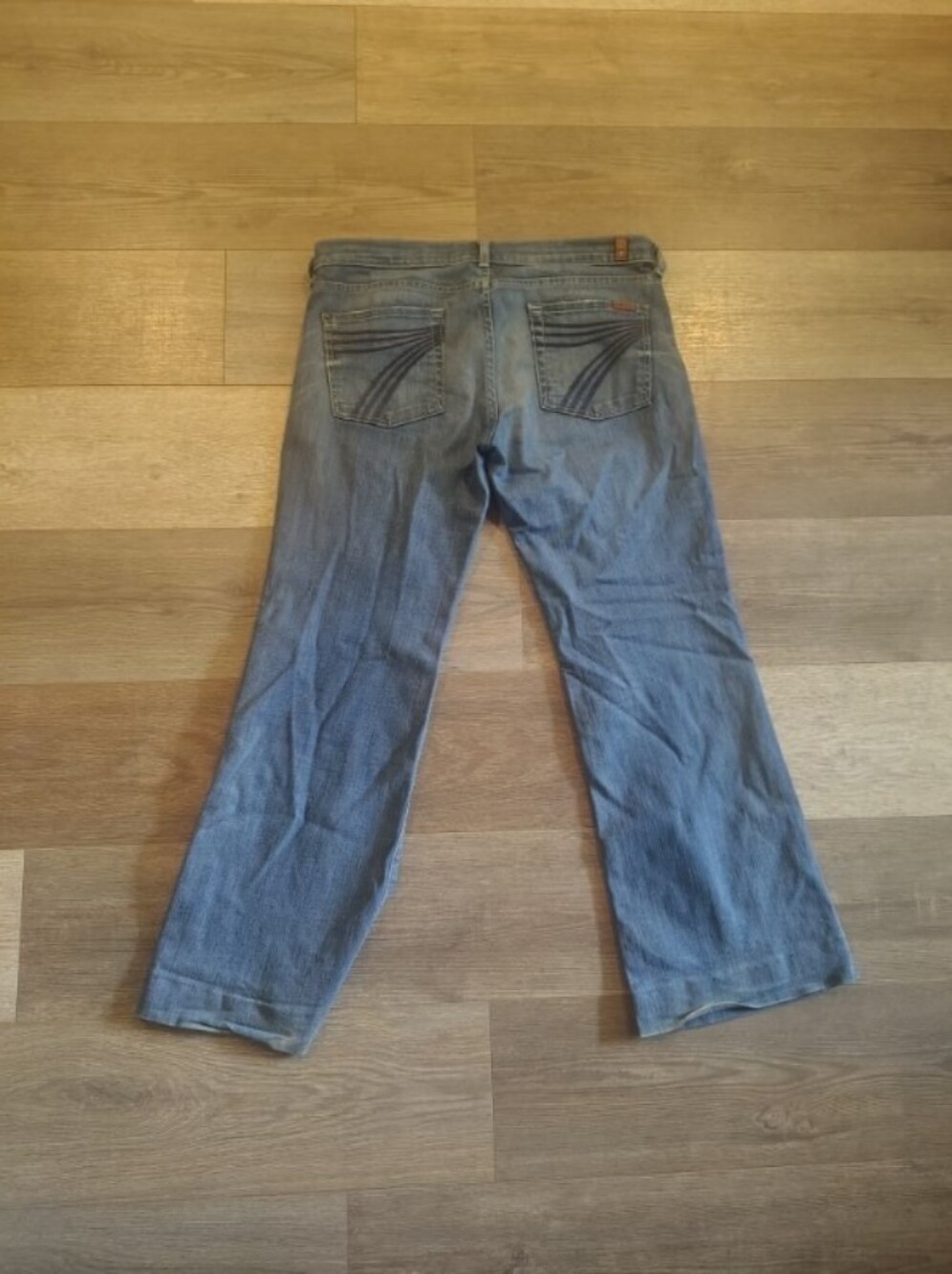 7 For All Mankind Womens Light Blue Jeans